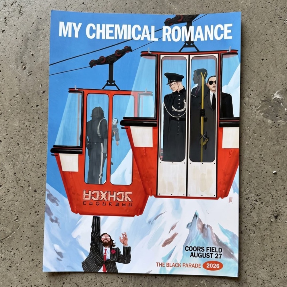 My Chemical Romance The Black Parade tour Poster